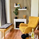 Strandstudio 19, Exklusive Wohnung, Erste Reihe, Eigener Strandkorb Am Strand, Kamin 宾茨