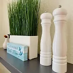 公寓 Strandstudio 19, Exklusive Wohnung, Erste Reihe, Eigener Strandkorb Am Strand, Kamin *
