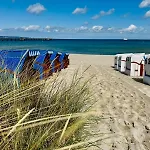 Apartment Strandstudio 19, Exklusive Wohnung, Erste Reihe, Eigener Strandkorb Am Strand, Kamin Binz