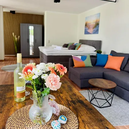 Apartman Strandstudio 19, Exklusive Wohnung, Erste Reihe, Eigener Strandkorb Am Strand, Kamin Binz