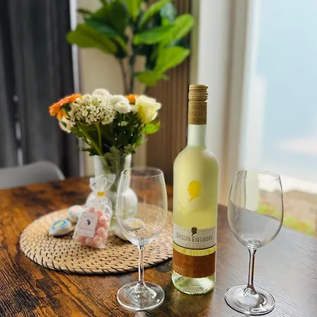 Strandstudio 19, Exklusive Wohnung, Erste Reihe, Strand, Kamin 아파트 *