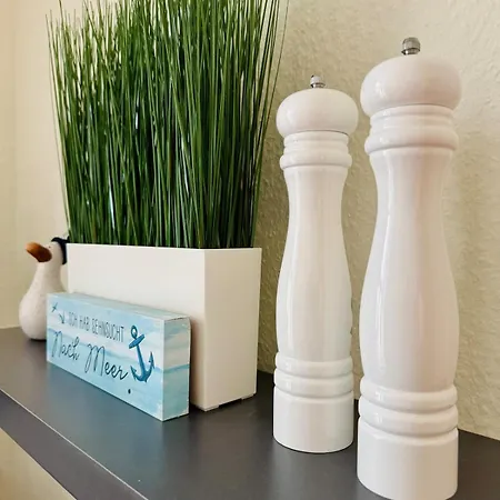 Apartmán Strandstudio 19, Exklusive Wohnung, Erste Reihe, Eigener Strandkorb Am Strand, Kamin *