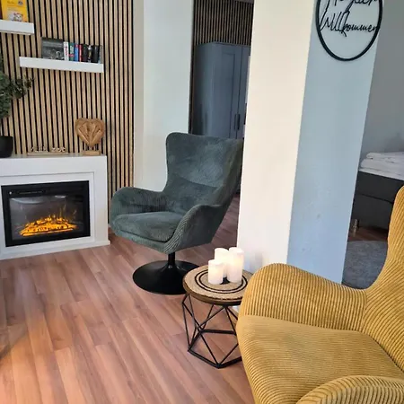 شقة Strandstudio 19, Exklusive Wohnung, Erste Reihe, Eigener Strandkorb Am Strand, Kamin *