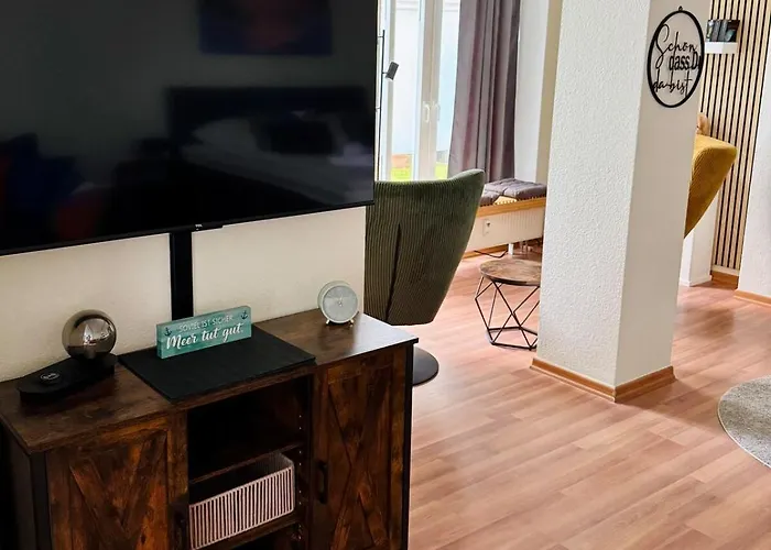 Strandstudio 19, Exklusive Wohnung, Erste Reihe, Strand, Kamin