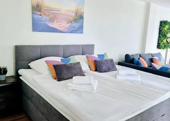 Apartament Strandstudio 19, Exklusive Wohnung, Erste Reihe, Strand, Kamin *